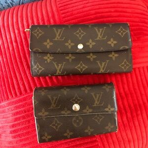 LV sarah wallet and alexandra both authentic